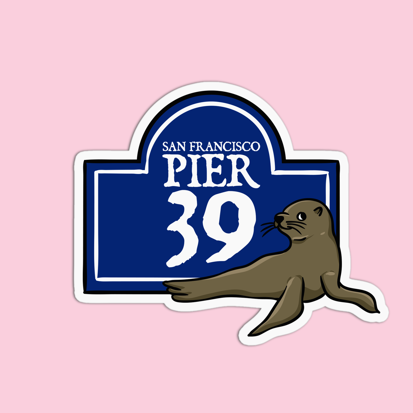 Pier 39 San Francisco Sticker