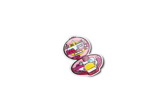 Poly Pocket 90's Sticker
