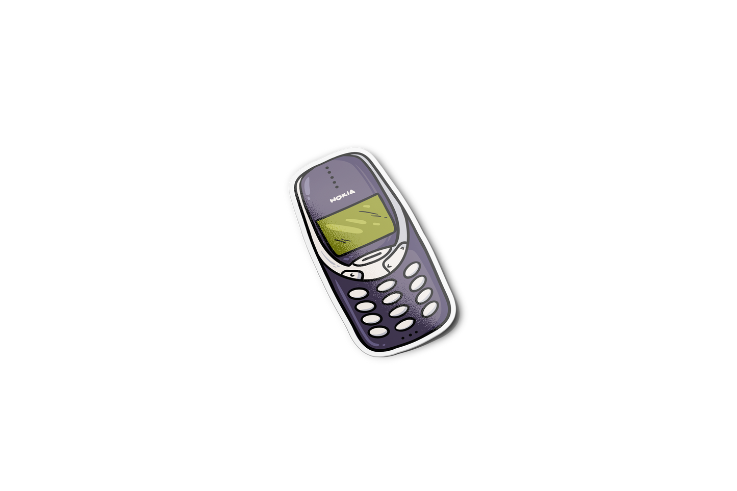 Cellphone 90's Sticker