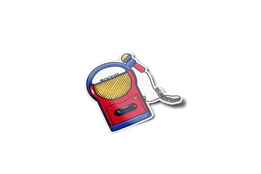 Portable Karaoke 90's Sticker