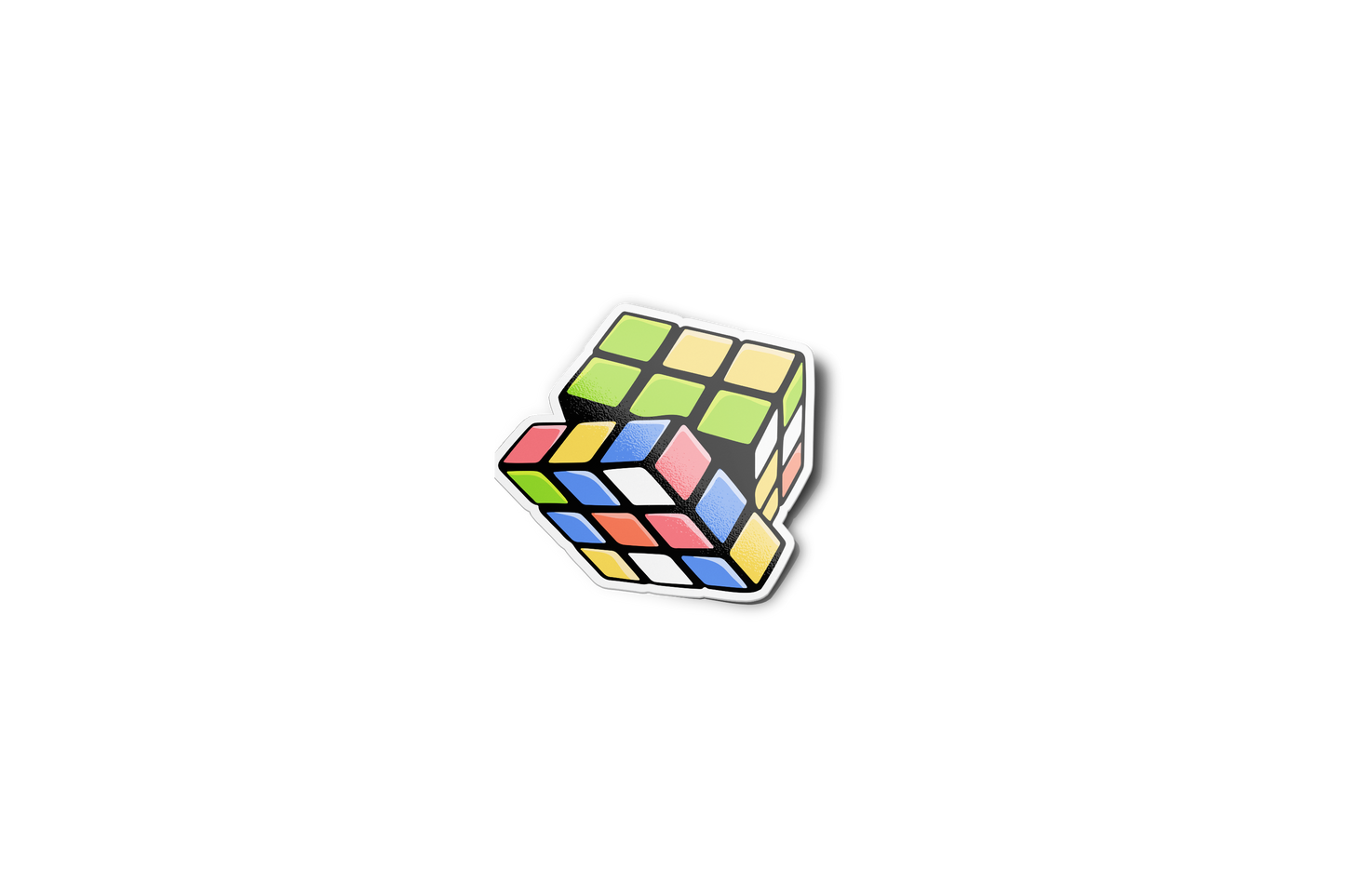 Rubik's Cube 90's Sticker