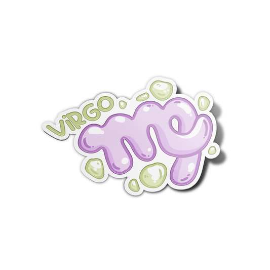 Virgo Zodiac Sign Sticker