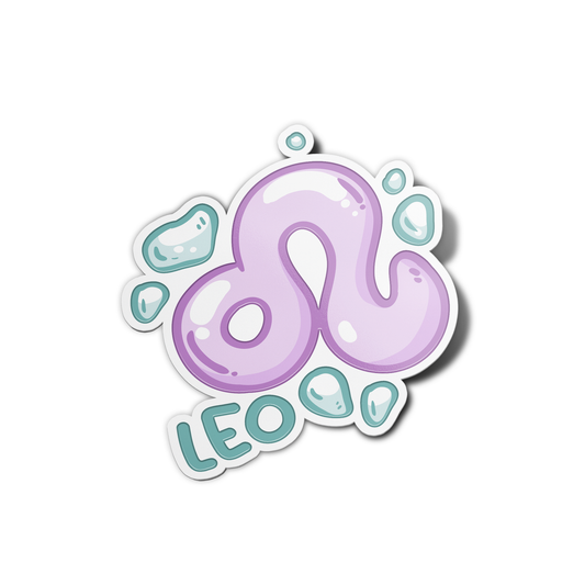 Leo Zodiac Sign Sticker