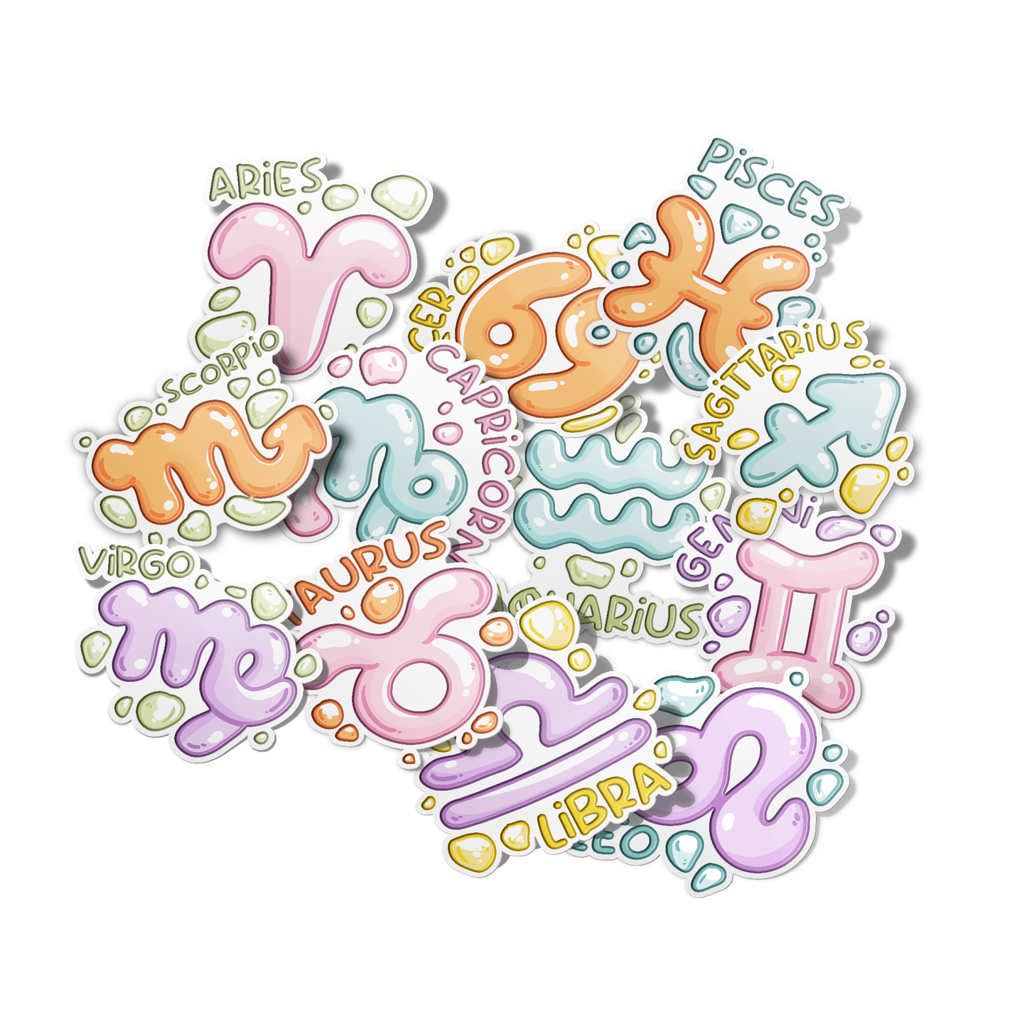 Aries Zodiac Sign Sticker