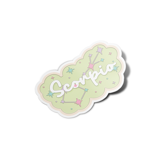 Scorpio Name Sticker