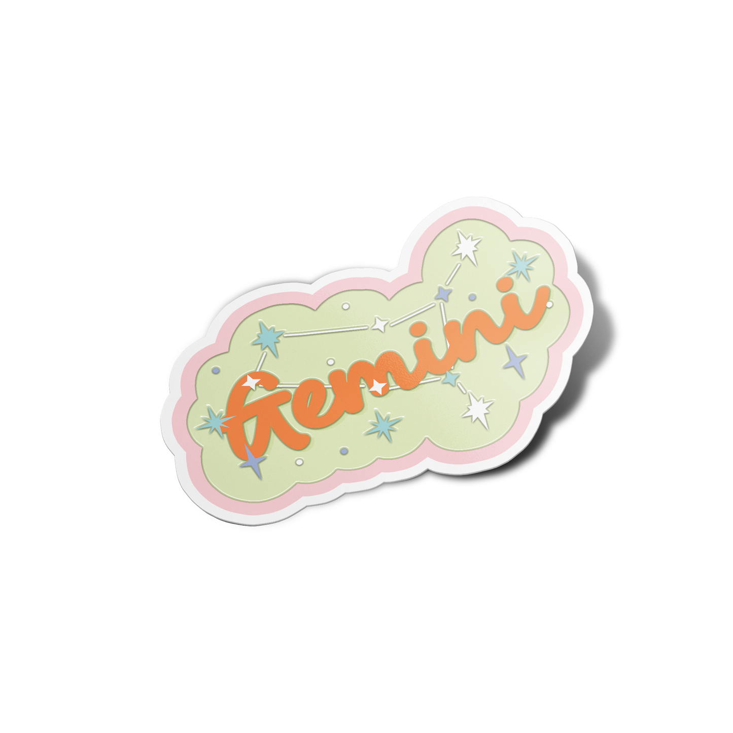 Gemini Name Sticker