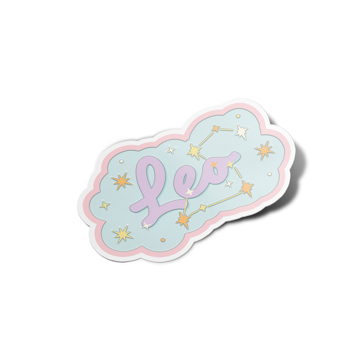 Leo Name Sticker