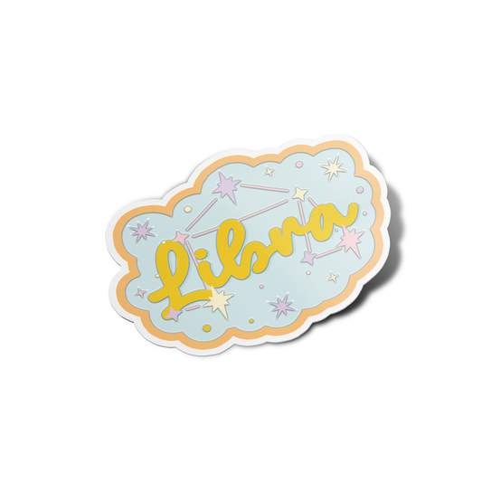 Libra Name Sticker