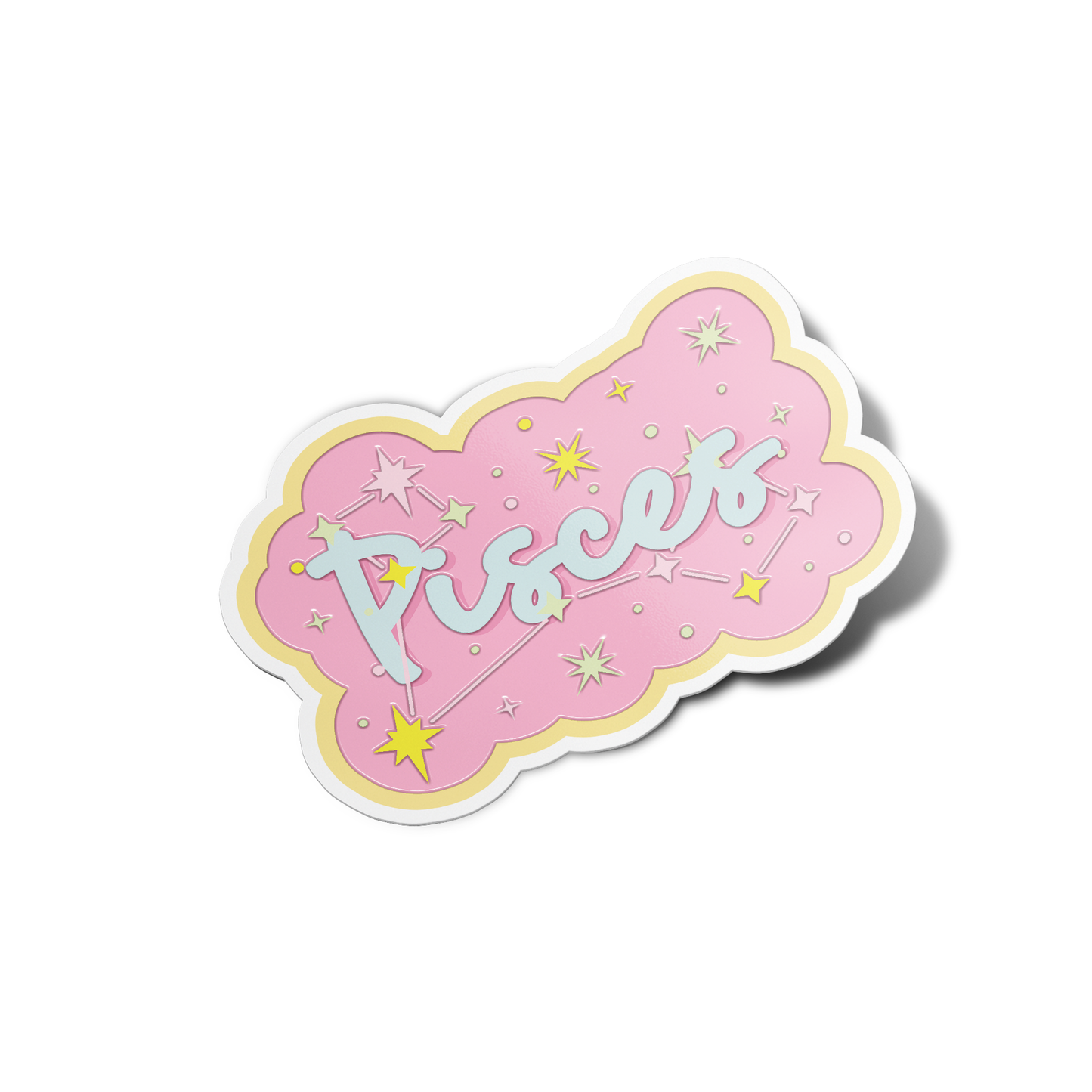 Pisces Name Sticker